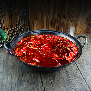 铸铁老火锅锅具商用卡式炉地摊火锅盆鸳鸯电磁炉九宫格火锅店专用