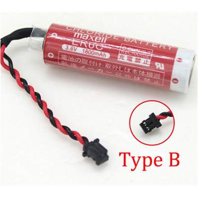 maxell万胜ER6C 1800mah AA 3.6V F2-40BL FX三菱PLC FX2N/1N电池