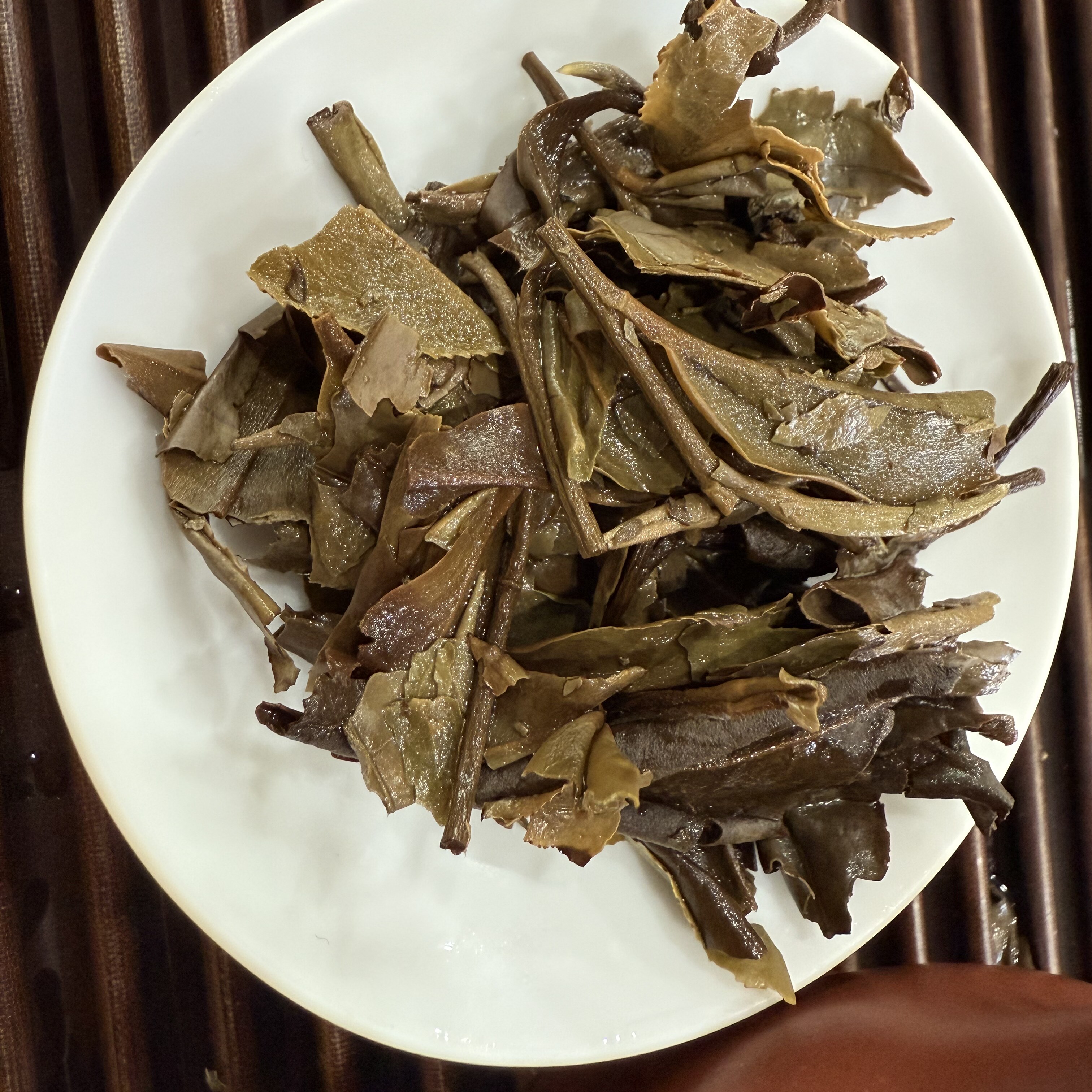 政和白茶2016年一级牡丹饼茶正常萎凋工艺干仓存储陈药香枣甜香
