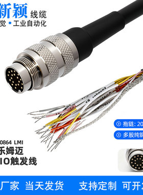 兼容IO-30864乐姆迈LMI Gocator传感器电源线19Pin IO线缆301175