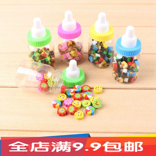Мультяшный милый ластик, обучающая бутылочка для кормления, детские канцтовары для школьников, подарок на день рождения, оптовые продажи