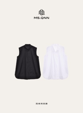 “漫时光”不规则门襟衬衫领显瘦百搭廓形衬衫 39T169 Q姐