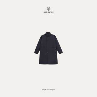 鹅绒服 山系阔型简约立领长款 52C1065 简约至上 Q姐