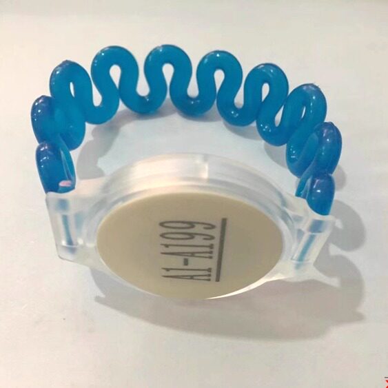 电子感应锁手牌手链澡堂刷手环编号 帝派锁ST002钥匙手环塑胶钥匙