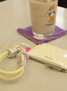 韩国代购MCRN手机挂绳皮革手腕挂件防丢女ins风苹果三星用新款