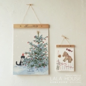 Huginn and Muninn 韩国代购 挂历2026年新款 日历桌面原创插画猫咪