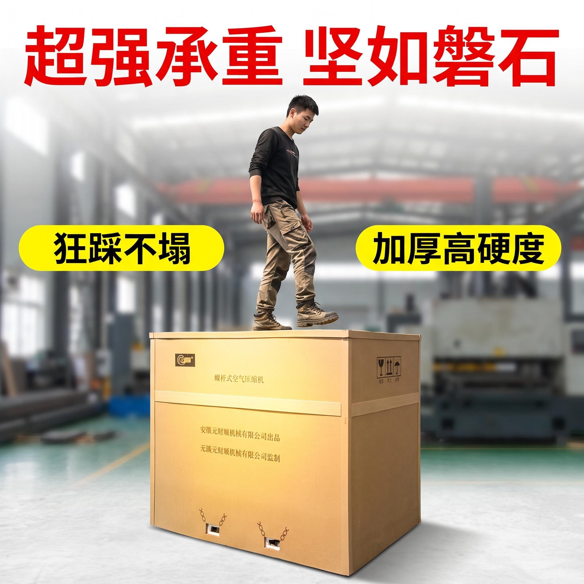 广州重型纸箱定做防潮牛皮瓦楞包纸箱