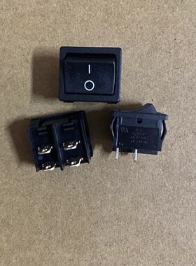 台湾JEC船型开关4脚2档自弹船型开关JS-606P四脚二档翘板船型开关