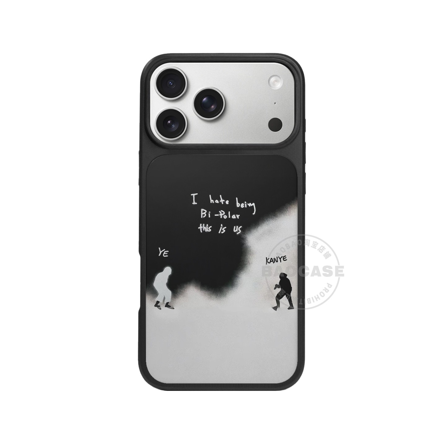 kanye侃爷磨砂iPhone14磁吸手机壳magsafe全包适用于苹果13Promax保护套15简约时尚12潮酷个性16硬壳