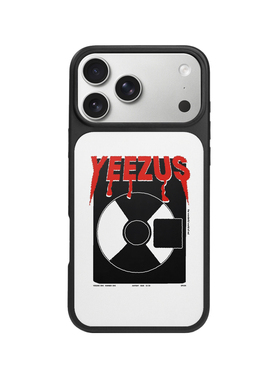 kanye侃爷YEEZUS白色原创适用于苹果17防摔15全包12pro雾感磨砂13高级感保护套13软壳16promax手机壳