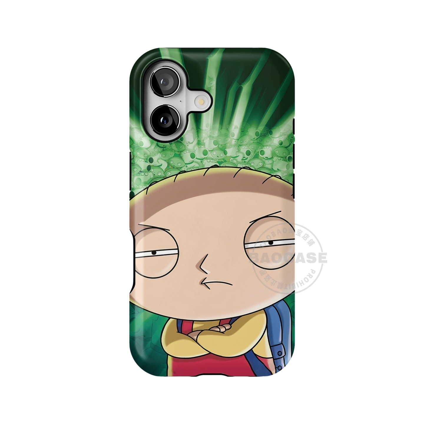 恶搞之家Famliy Guy饺子适用iPhone15promax手机壳14pro苹果13磁吸12二合一菲林11全包16pro插画高级新款亮面