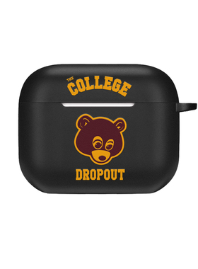 kanye侃爷熊适用苹果AirPods4保护套1/2/3代无线耳机盒保护壳AirpodsPro3第二代保护套全包磨砂TPU软壳