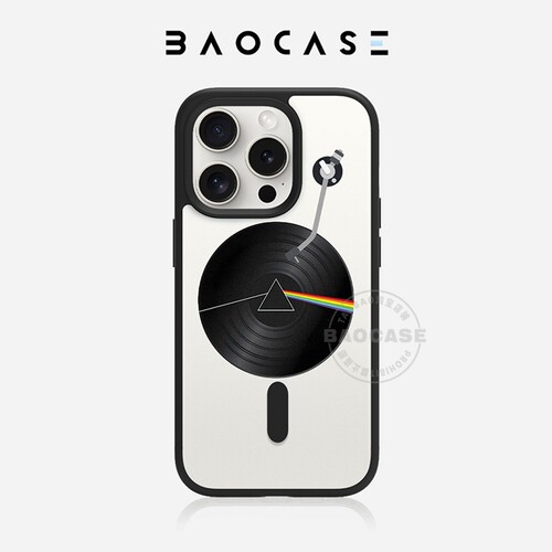 BAOCASE唱片平克弗洛伊德PinkFloyd手机壳摇滚乐队英伦复古适用于苹果15promax磁吸亚克力14/13/12