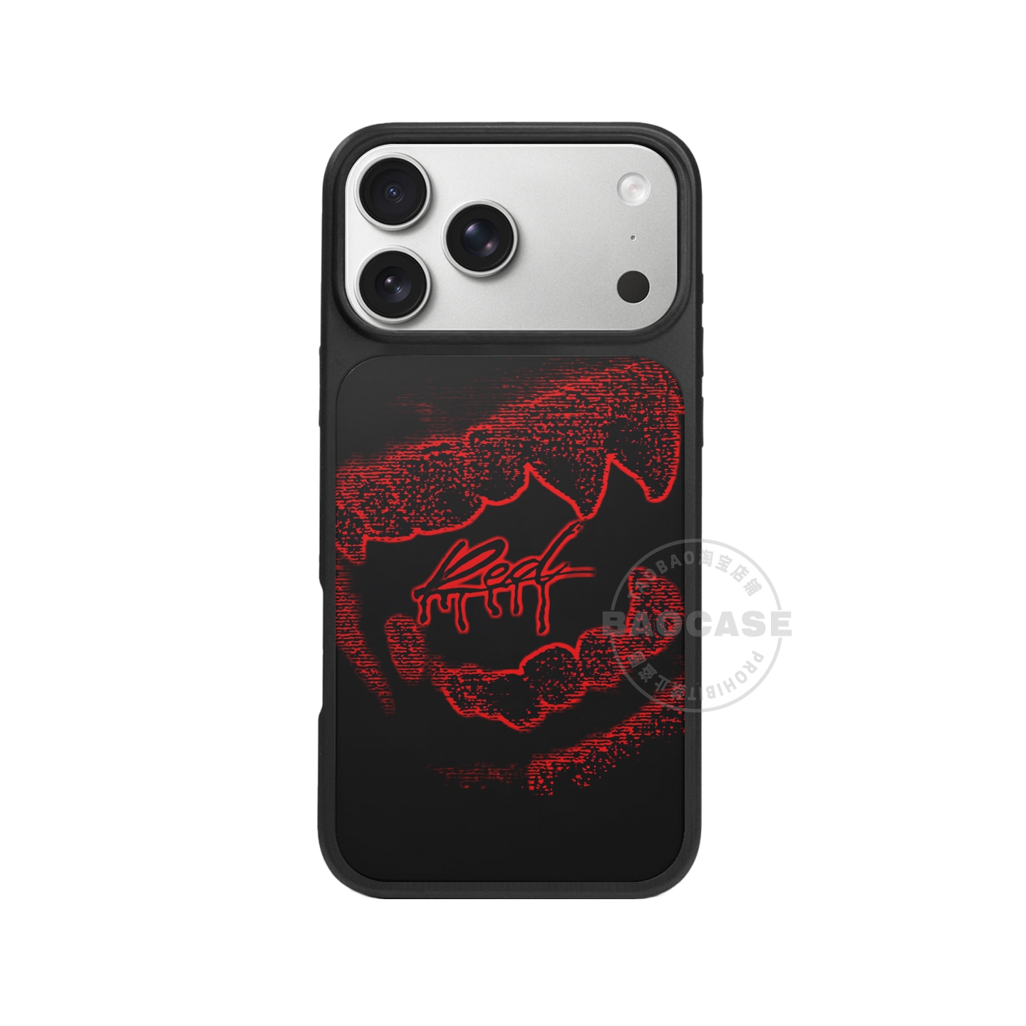 Playboi Carti 红色牙齿适用于苹果磨砂iPhone14磁吸手机壳magsafe全包13Promax保护套简约时尚12潮个性16