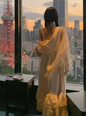 TAKE ALL大拿 自带滤镜优雅质感 飘逸垂感显瘦天丝混纺衬衫防晒女