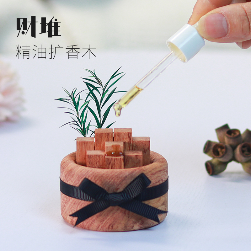 黑胡桃实木扩香器家用车载扩香木