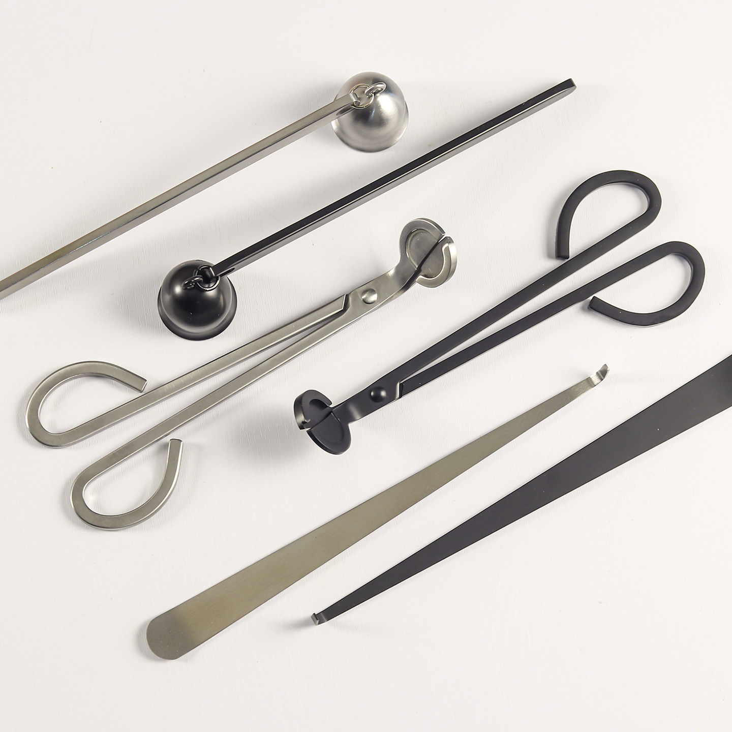 香薰蜡烛专用工具套装烛芯剪刀灭烛铃罩钩脉冲点火器高级感四件套