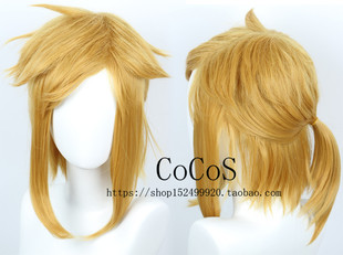 林克 塞尔达传说荒野之息造型款cos假发 仿真顶