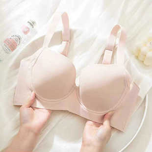 四分之三杯光面无痕薄模杯聚拢收副乳调整型文胸上托性感内衣正品