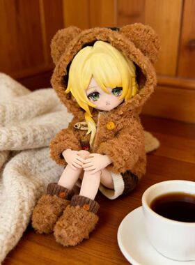 8分12分ob11娃衣11-17厘米潘妮邦倪兔阿巳体bjd娃娃衣服小熊套装