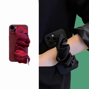 适用华为Pura70手机壳Hi Nova 14 13 12 11 10 9 8 7 6 5白鹿同款Mate 70畅享80松紧腕带P50P40P30P20丝巾P60