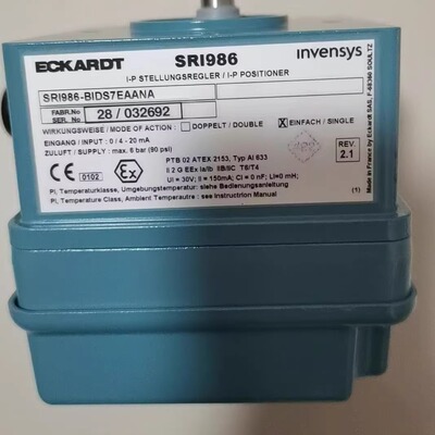 ECKARDT福克斯波罗 SRI986-BIDS7EAANA电气阀门定位器