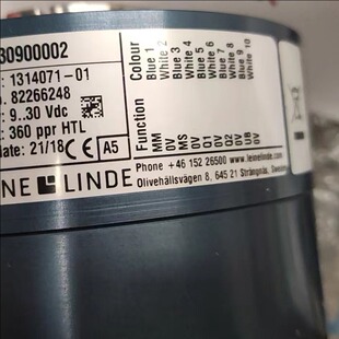 LEINELINDE莱纳林德 XHI830900002编码器 1314071-01