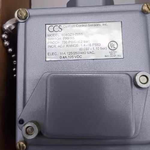 CCS压力开关 604GZ1-7011