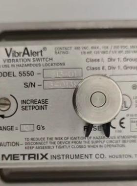 Metrix迈确机械振动开关 5550-213-01