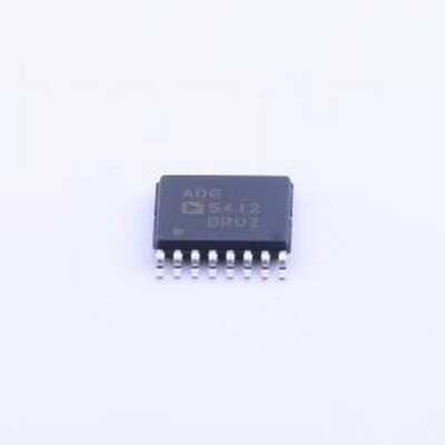 ADG5412BRUZ 模拟开关/多路复用器 四通道SPST开关 TSSOP-16