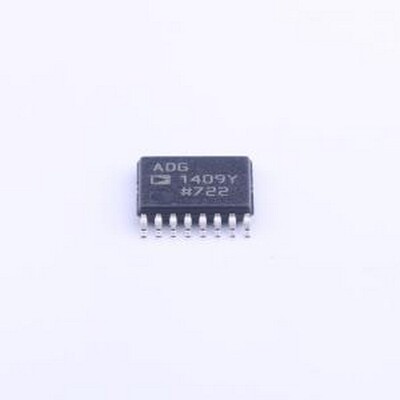 ADG1409YRUZ-REEL7 模拟开关/多路复用器 ADG1409 4通道±15 V/+1