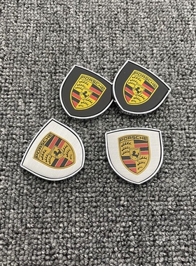 保时捷改装饰新款车标侧标macan 卡宴帕拉梅拉配件车用金属侧贴标