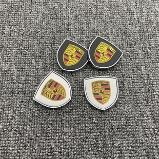 保时捷改装饰新款车标侧标macan 卡宴帕拉梅拉配件车用金属侧贴标