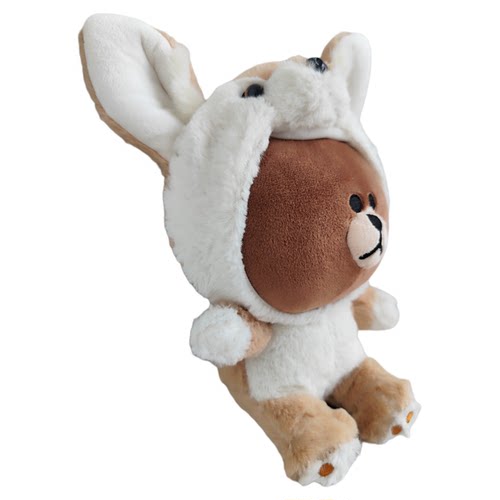 可爱小白兔毛绒玩具兔子儿童公仔布娃娃婴儿床上公仔玩偶生日礼物