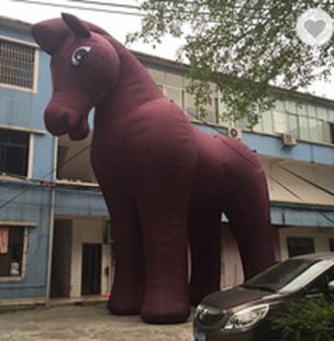 定制充气马气模牛/红牛充气人偶气模 酒吧巡演卡通人背式斑马气模