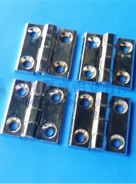 锌合金合页2030铰链活页孔距25X25mm工业铰链合页铝材门铰链合页