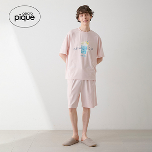 北极熊印花系带短睡裤 gelato 男女同款 pique25夏季 PMCP252927 新品