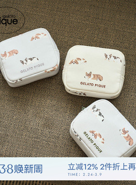 gelato pique秋冬女收纳包睡眠小狗纸巾包便携PWGB245741