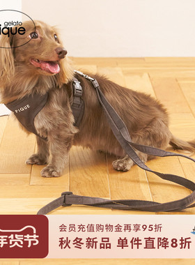 gelato pique25秋冬新品猫狗牵引绳字母遛狗宠物用品PAGG232570