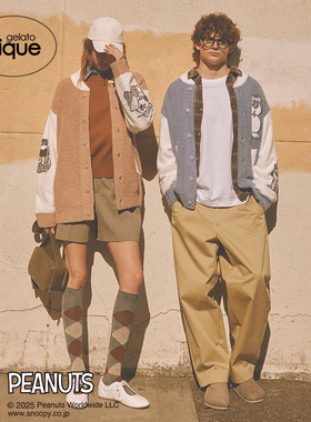 gelato pique25春夏新品男女同款睡衣史努比奥拉夫开衫PHNT251900