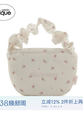 gelato pique春夏樱花罗纹花边手提纸巾包收纳包PWGB251710