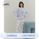 哆啦A梦满印长裤 女睡裤 居家PWCP261209 pique26春夏新品 gelato