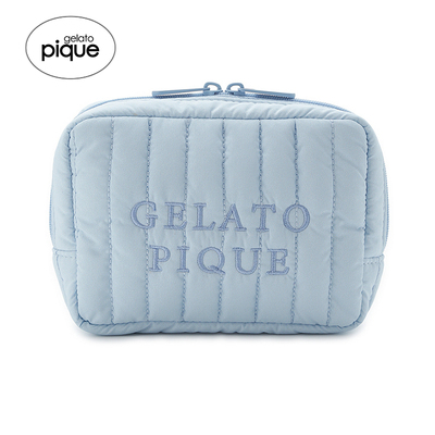gelato pique25秋冬新品女纯色绗缝碎花内袋收纳化妆包PWGB254623
