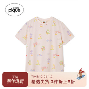 女奇诺比奥耀西满印短袖 新品 睡衣PWCT252336 pique25夏季 gelato