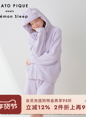 gelato pique秋冬女睡衣套装宝可梦百变怪连帽衫PWNT244026