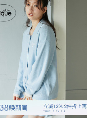 gelato pique25夏季新品女早晨系列字母刺绣针织短睡裤PWNP252048