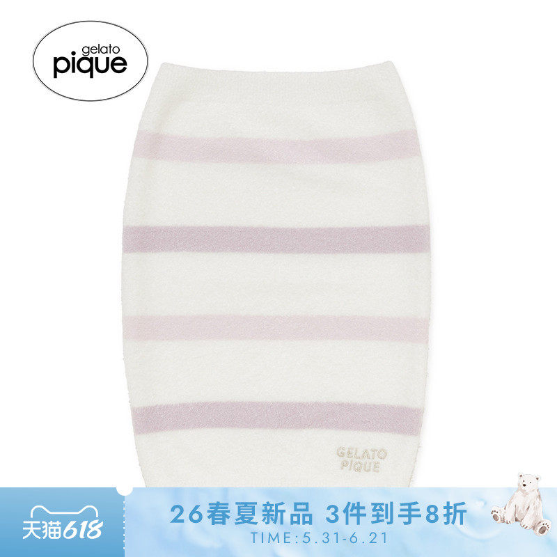 gelato pique26春夏新品女保暖腹带奶昔彩色条纹护腰PWGG261707