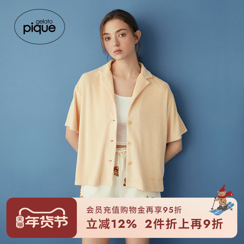 gelato pique秋冬女睡裤甜甜圈蛋糕松饼短裤居家PWCP244317,女士内衣/男士内衣/家居服,睡裤/家居裤,淘宝优惠券,粉丝福利购,淘宝优惠卷