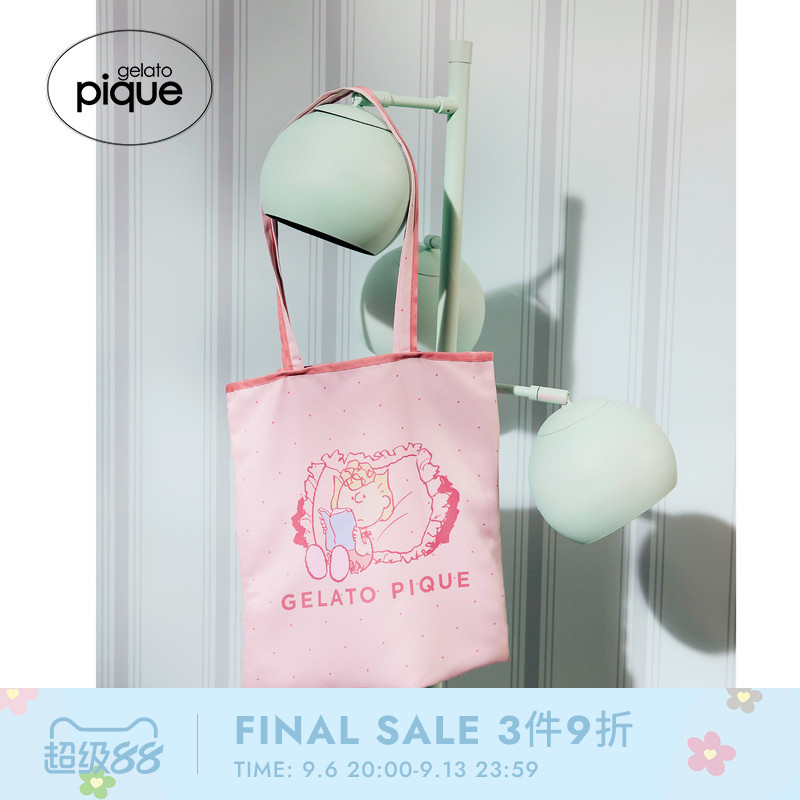 gelato pique26春夏新品女帆布袋史努比联名单肩手提包PWGB262625