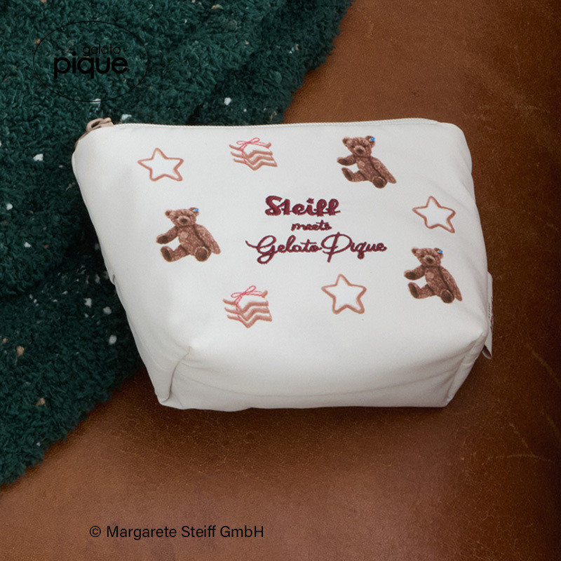gelato pique25秋冬新品女收纳包Steiff熊星星化妆包PWGB255722,箱包皮具/热销女包/男包,手拿包,淘宝优惠券,粉丝福利购,淘宝优惠卷